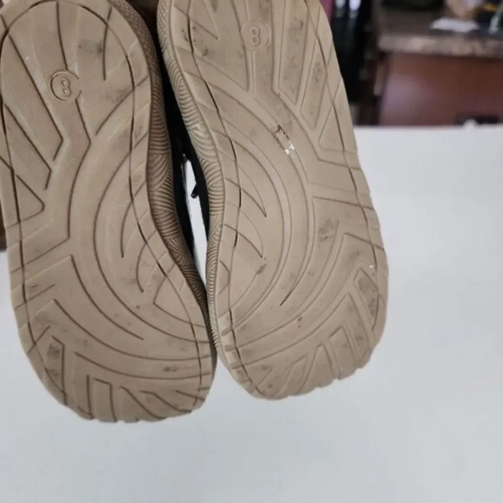 Stepping Stones Toddler Brown Duck Boots Size 8 Lace Up Side Zip Water Resistant